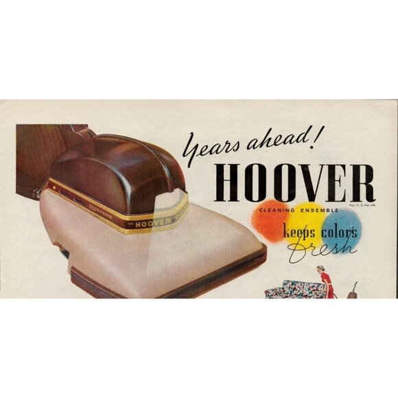 1939 Hoover Cleaning Ensemble Vintage Print Ad (L10) - Picture 2 of 4